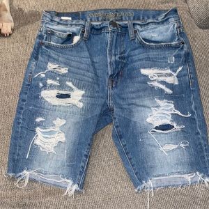 Mens American eagle shorts ripped size 29